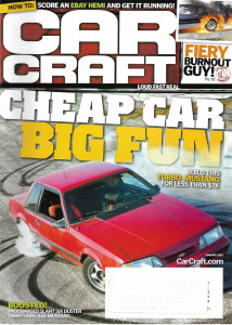 CAR CRAFT 2012 JAN - TURBO MUSTANG, TWIN TURBO 4.6L MUSTANG, PROJ PLYMOUTH